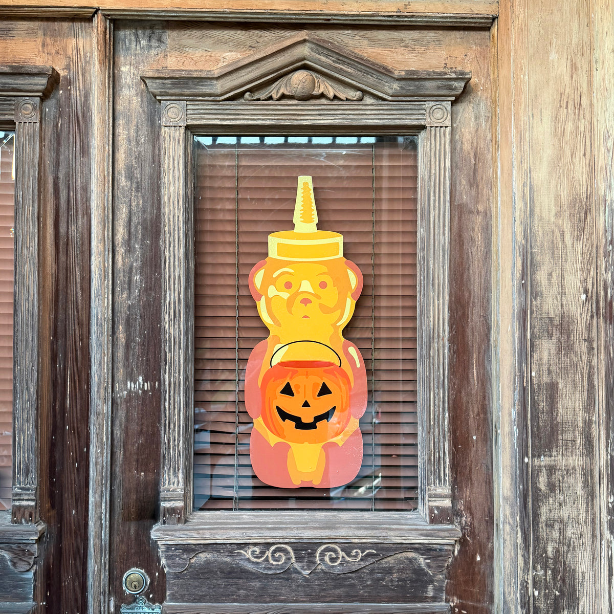 Halloween Bear Window Cling