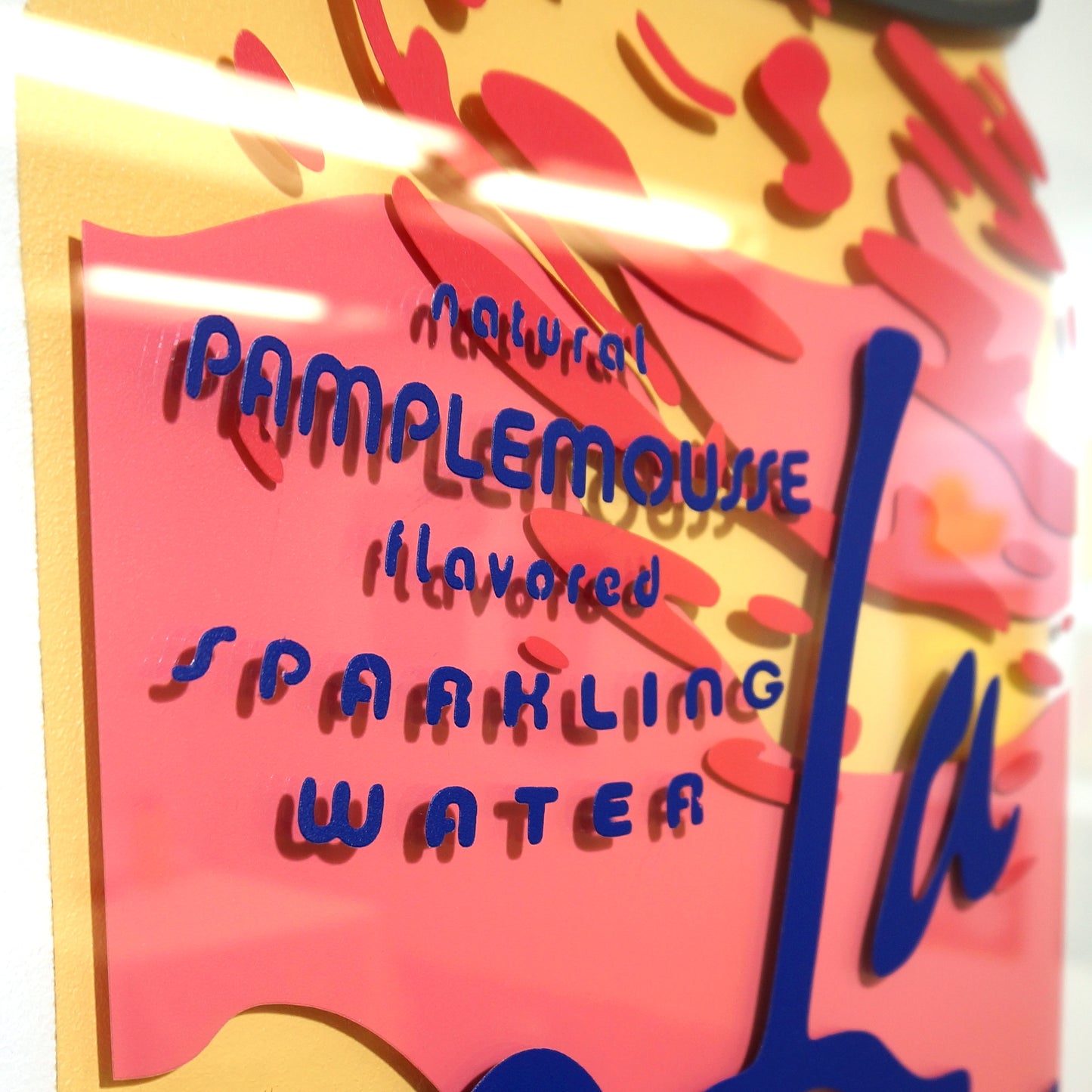 Layered Pamplemousse Sparkling Water