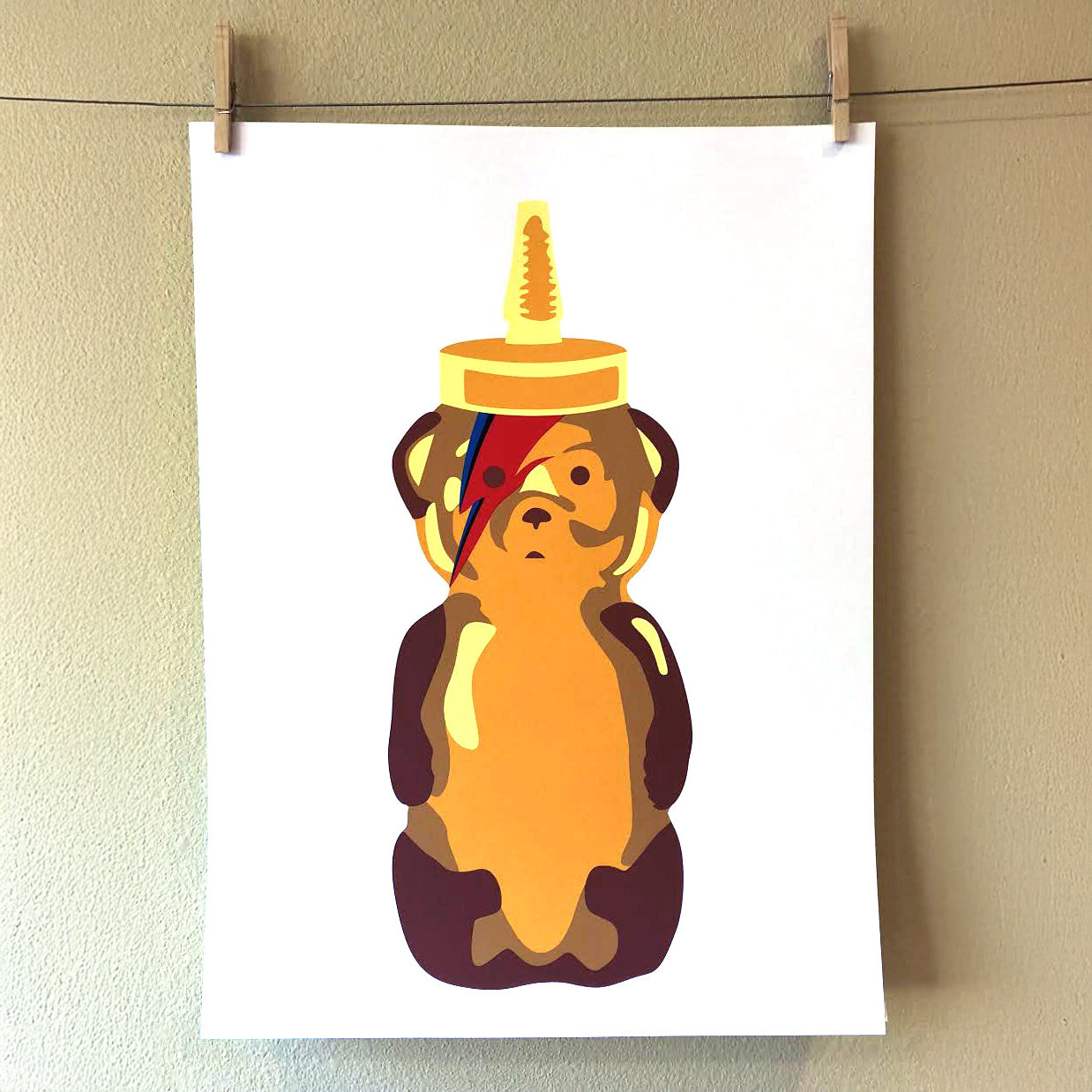 Ziggy Bear Print