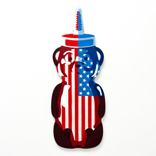 Stars and Stripes Bear (Flipped)