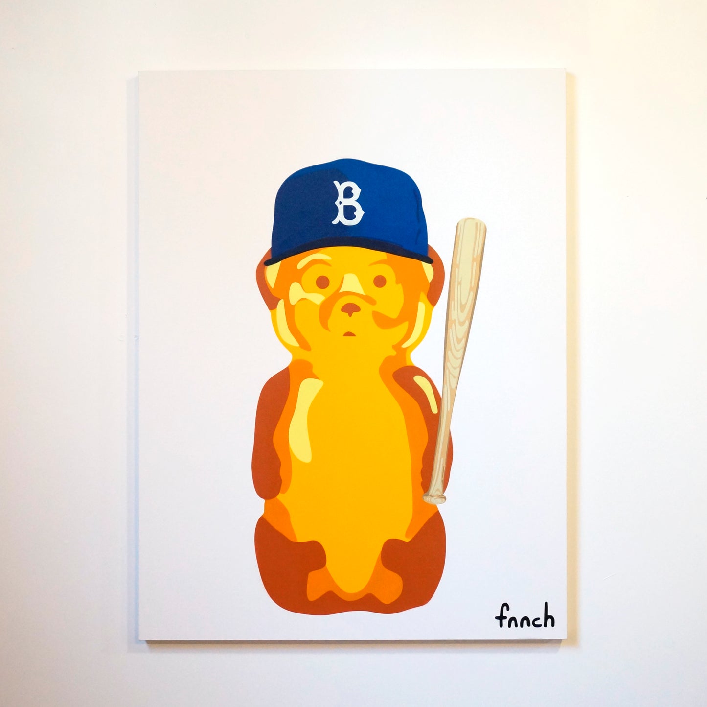 Large Brooklyn Baseball Bear