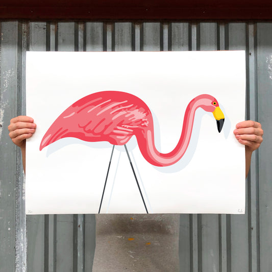 Flamingo Print