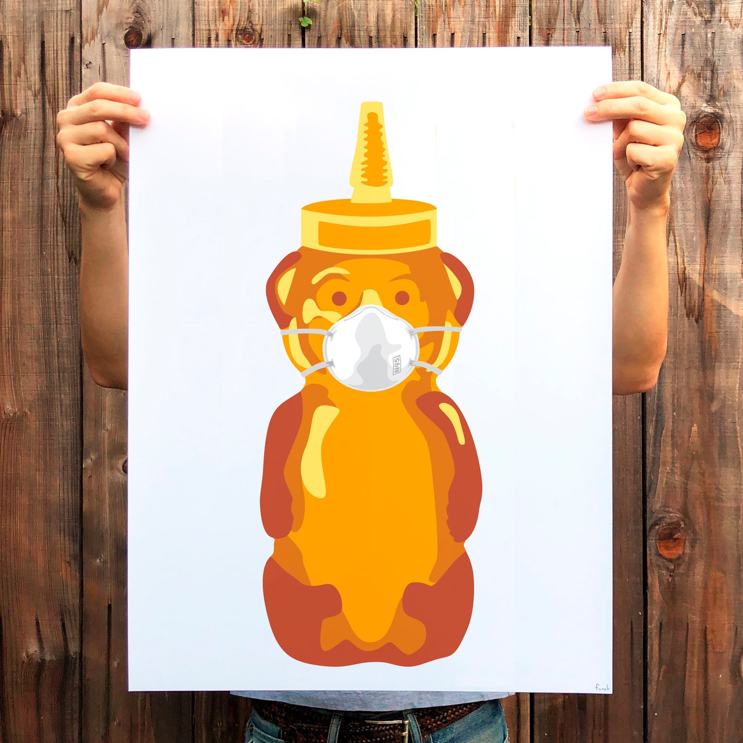 Mask Bear Print