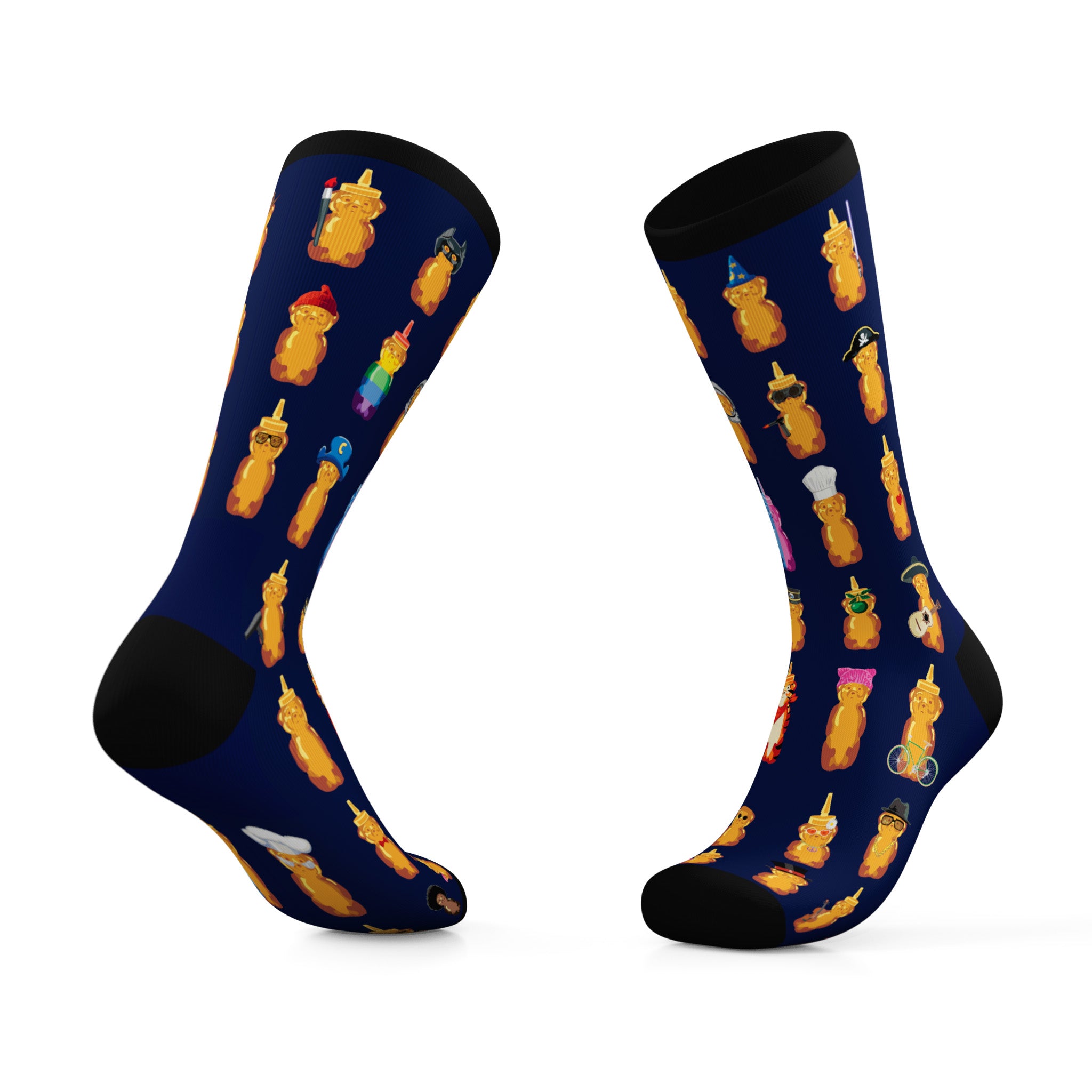 Fnnch Honey Bear Official hot Socks One Size