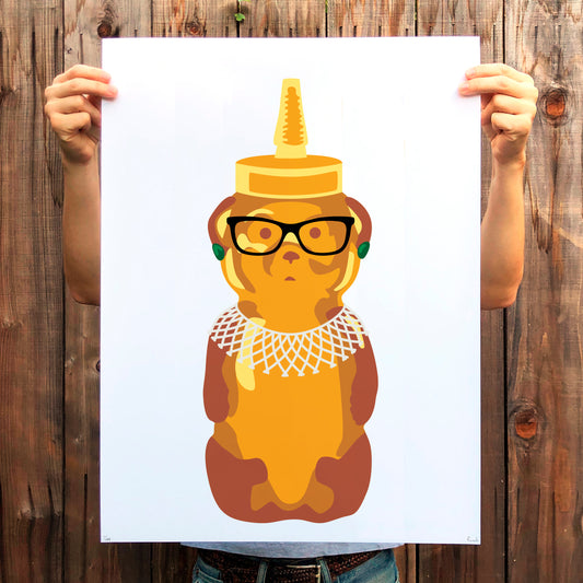 RBG Bear Print