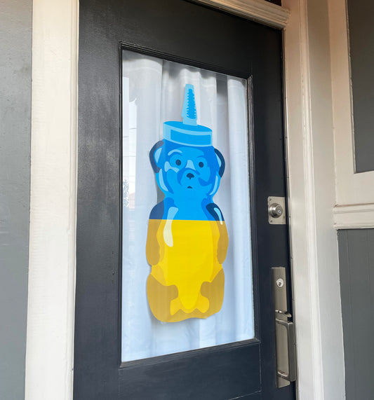 Ukraine Window Bear